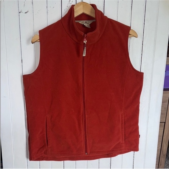 Woolrich Jackets & Blazers - Woolrich Fleece Vest Burnt Orange Size L